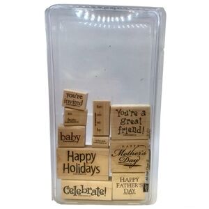 Stampin’ Up! “All Year Cheer II” Rubber Stamp Set (2002)